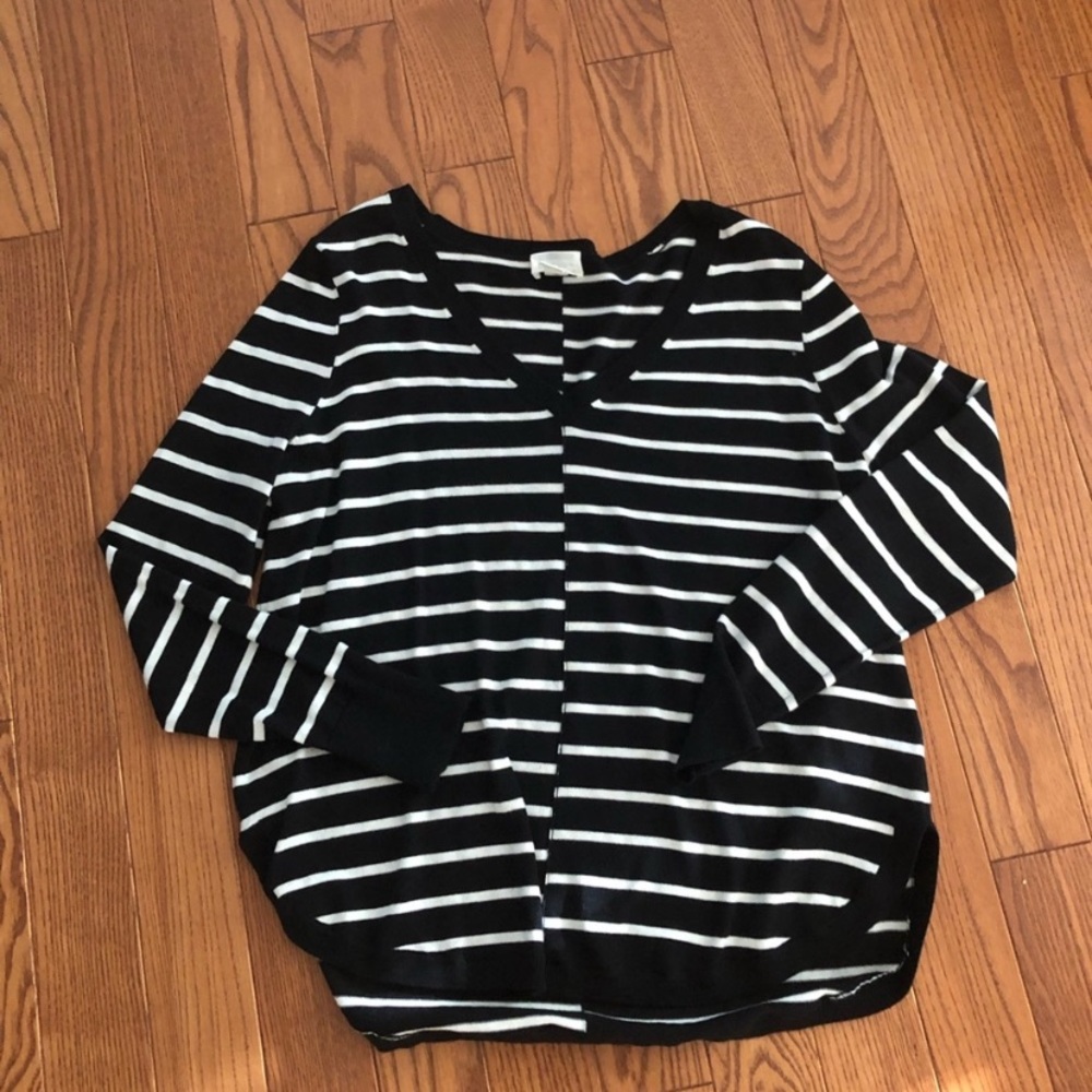 Caslon hi-low sweater, XS